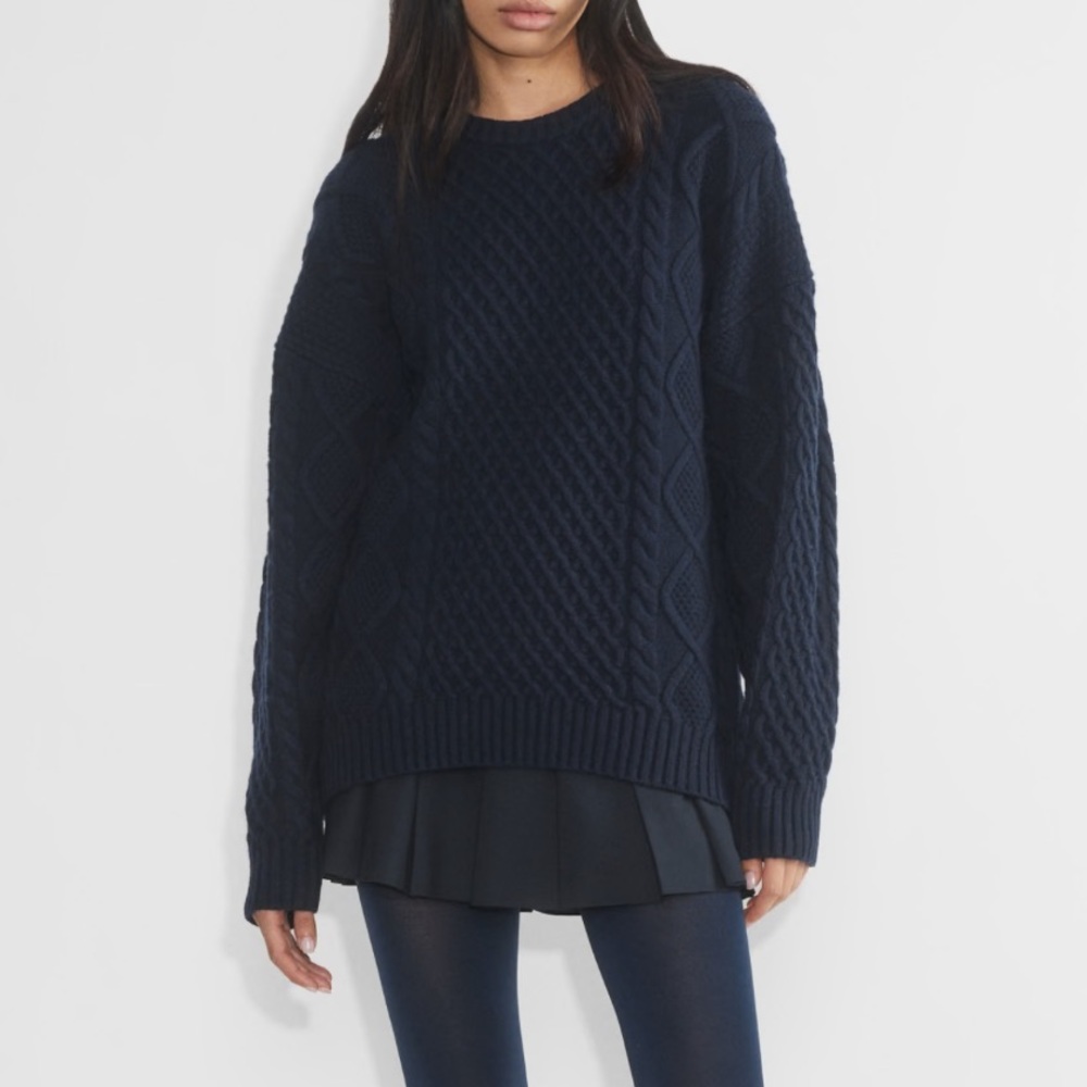 Aritzia Peggy Sweater in Admiral (Navy)